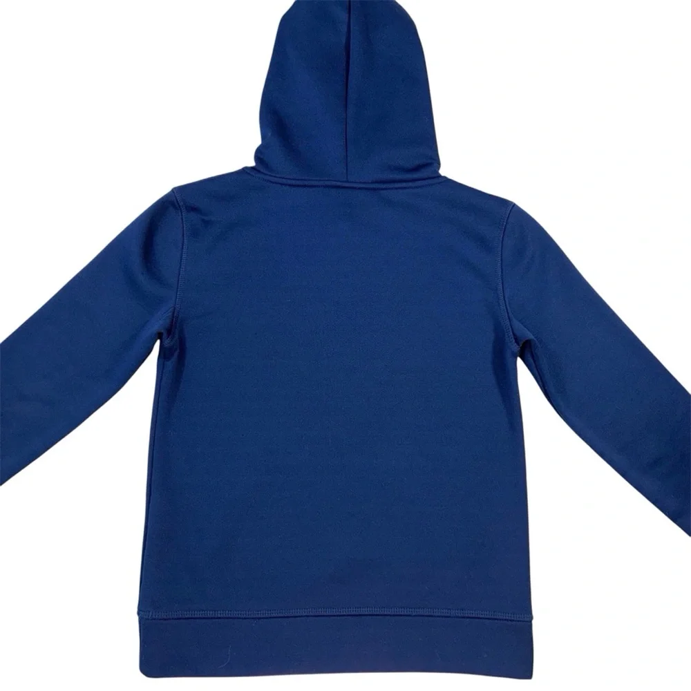 Under Armour Logo Hooded Sweatshirt Size 6 Youth - Picture 5 of 11